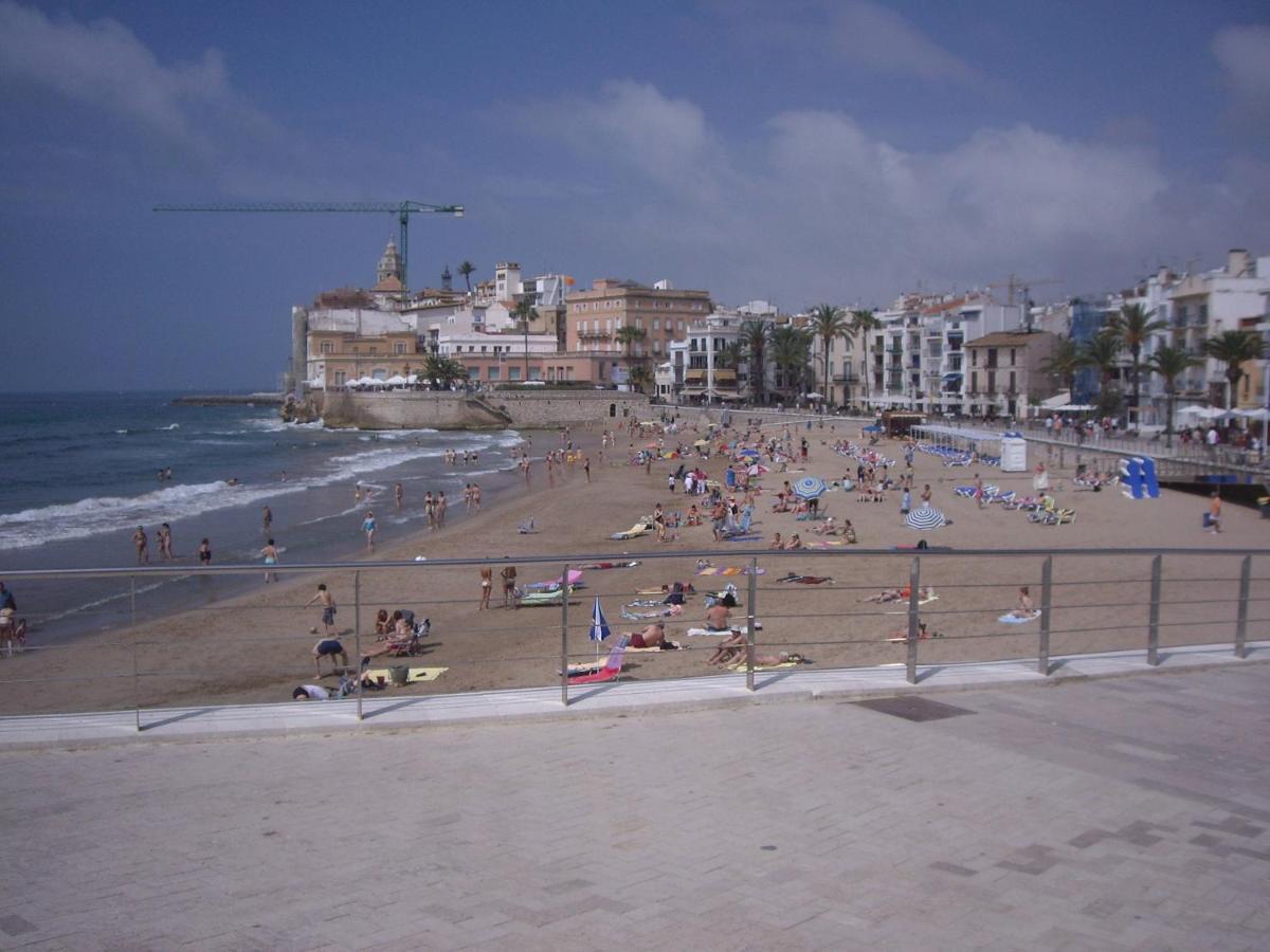 Apartamento Con Oficina Y Vistas Al Mar Sitges Zewnętrze zdjęcie